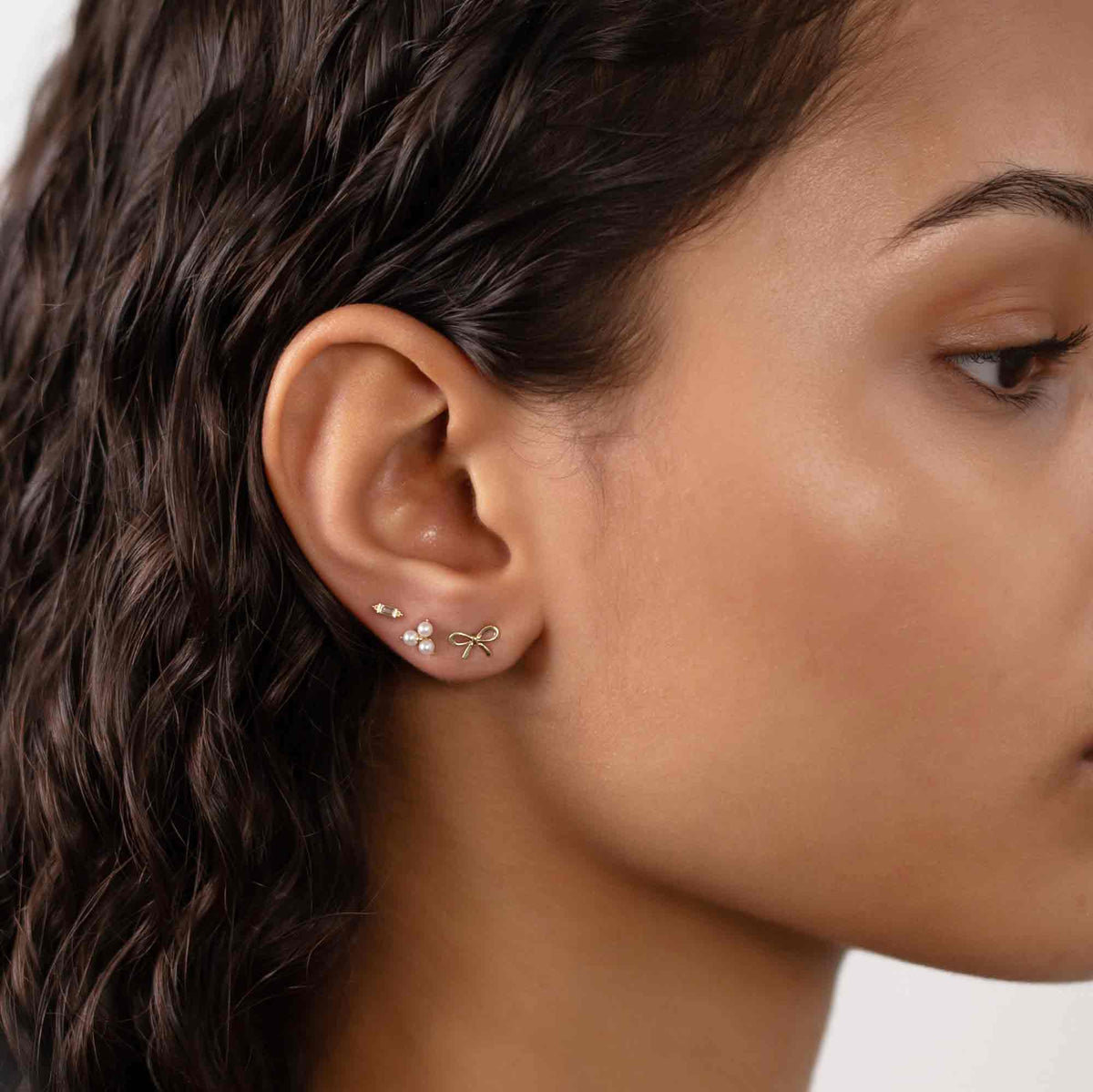 Isabella - Trinity Pearl Earrings