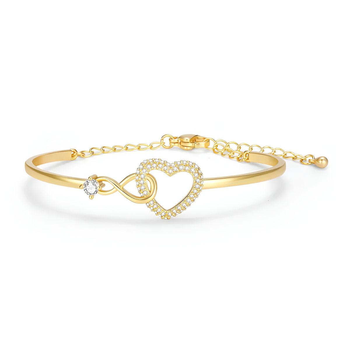 Ayumi – Mother and Daughter Infinite Golden Bracelet