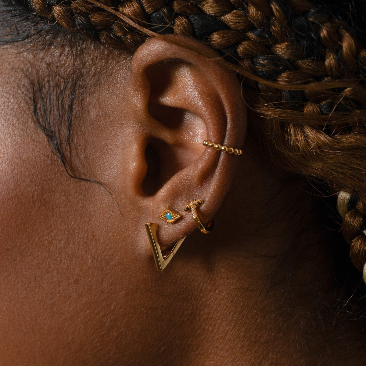 Salacia - Triangular Earrings