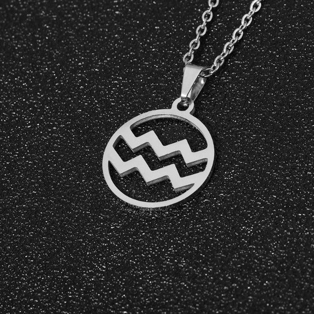 Astra – Zodiac collar with pendant of 12 constellations